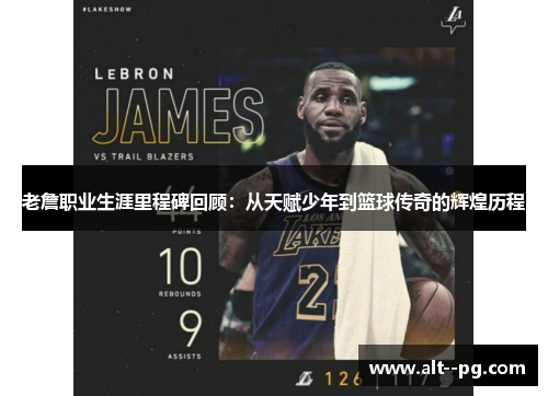 老詹职业生涯里程碑回顾：从天赋少年到篮球传奇的辉煌历程